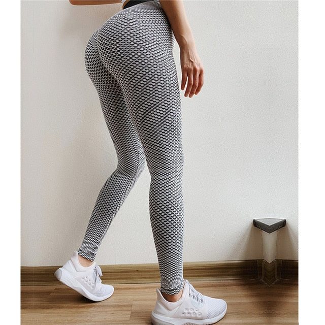 Scrunch Butt Sport Leggings Digital Print Workout Gym Leggings Quick Dry Fitness Clothing High Waist Yoga Pants For Women