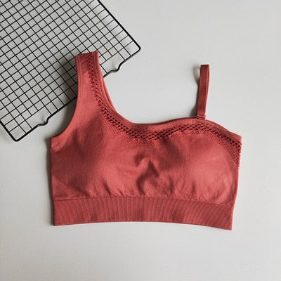 Yoga Pants Women Seamless Fitness Clothing Sportswear Woman Gym Leggings Padded Push-up Strappy Sports Bra Sports Set Tracksuit
