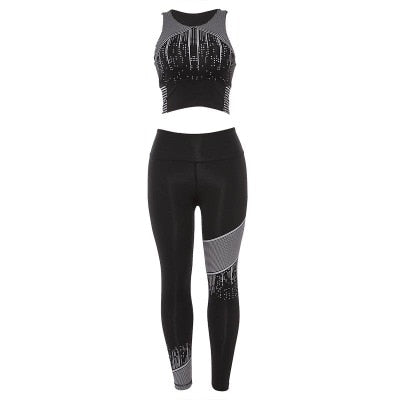 Quick Dry Yoga Set Solid Sport Set Women Breathable Sportswear Tracksuit For Women Fitness Clothing Running Ropa Deportiva Mujer