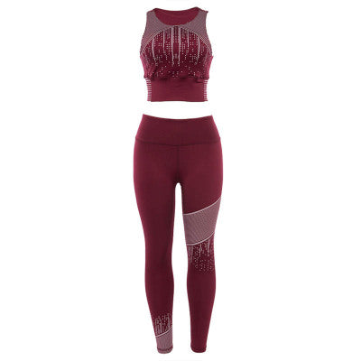 Quick Dry Yoga Set Solid Sport Set Women Breathable Sportswear Tracksuit For Women Fitness Clothing Running Ropa Deportiva Mujer