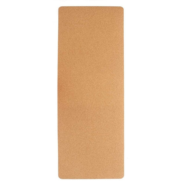 183X68cm Natural Cork TPE Yoga Mat Fitness Gym Sports Mats Pilates Exercise Pads Non-slip Yoga mats 5mm Absorb Sweat Odorless