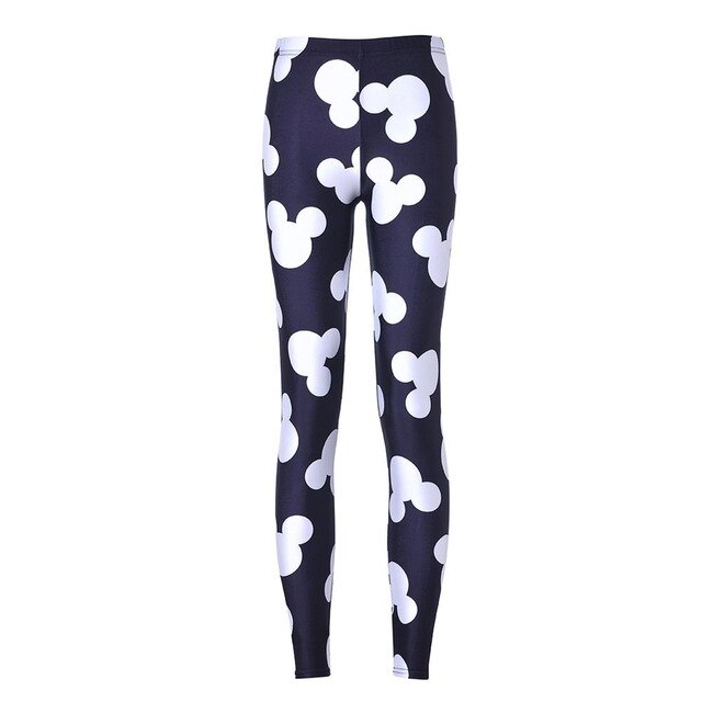 Actieve Vrouwen Minnie Mickey Yoga Gym Leggings Atletische Vrouwen Sport Kleding Workout Femme Mujer Sportwear Fitness cartoon Broek