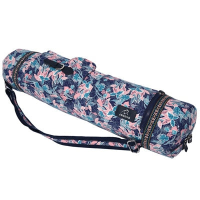 Printed Yoga Bag 72*18*18cm Yoga mat Bag Exersice Mat Bag Pilates Pad Backpack Sports Knapsack Fitness Dance Gymnastics Mat Case