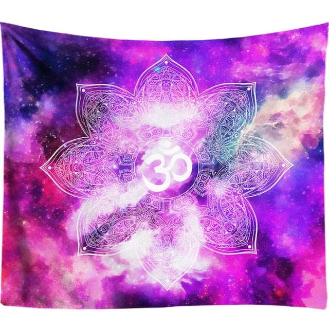 3D Chakra Tapestry Ombre Galaxy Psychedelic Tapestry Boho Decor Mandala Tapestry Wall Hanging Hippie Tapestries Yoga Mat Cool