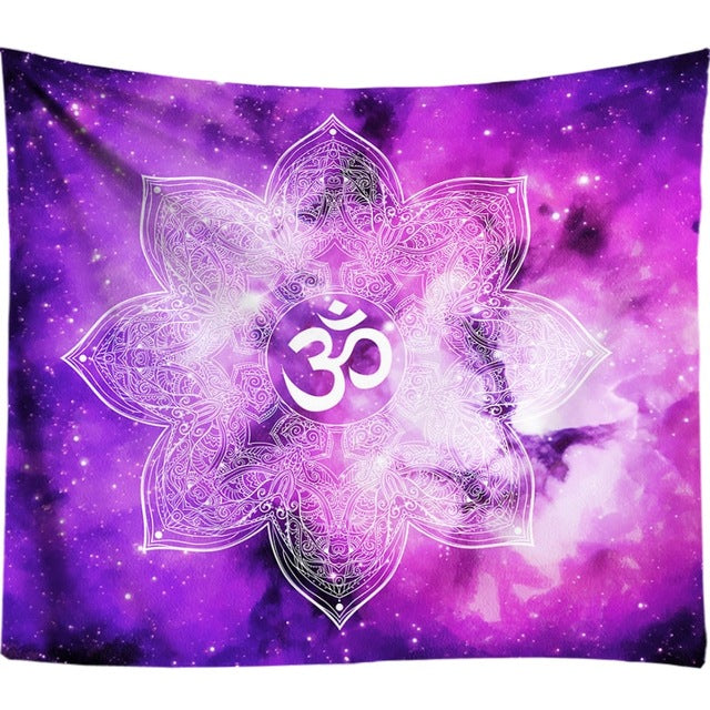 3D Chakra Tapestry Ombre Galaxy Psychedelic Tapestry Boho Decor Mandala Tapestry Wall Hanging Hippie Tapestries Yoga Mat Cool