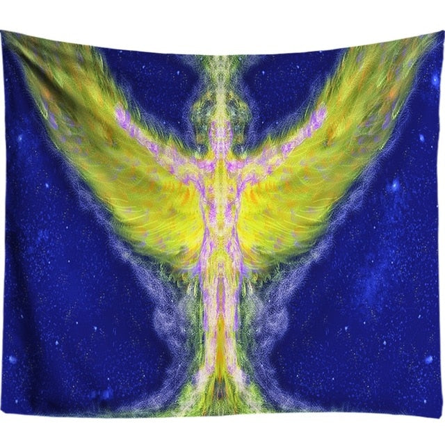 3D Chakra Tapestry Ombre Galaxy Psychedelic Tapestry Boho Decor Mandala Tapestry Wall Hanging Hippie Tapestries Yoga Mat Cool